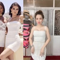 Váy ôm body 2 dây lưới