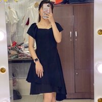 Váy ôm eo vạt chéo