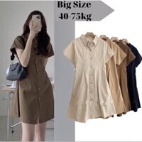 Váy ôm hack dáng cho bigsize màu nâu - 65kg đổ xuống.