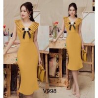 Váy ôm V998 - Chi_HP (Kèm Ảnh Thật Trải Sàn Do Shop Tự Chụp)