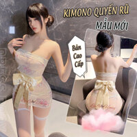 Váy Ống Kimono Ôm Sát Thêu Hoa Xuyên Thấu Sexy Duyên Dáng BẢN CAO CẤP - LALA HONEY