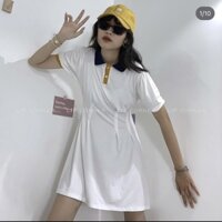 Váy polo tay bồng