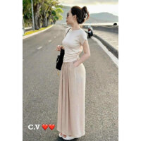 Váy Quần Đũi Mềm, Mát, Dáng Maxi Hàng Quảng Châu Cực Chuẩn - SCXV75