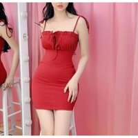 VÁY QUÂY BÈO NƠ VAI