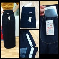 💃váy quây chân bò jean 1lớp. chống tia UV