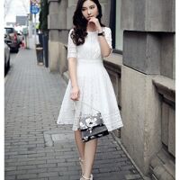 Váy ren cách điệu phong cách Hàn Quốc MiuMiu