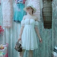 Váy ren cúp ngực