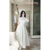 Váy ren dáng dài nàng thơ hàng vippp by Chingching Clothing