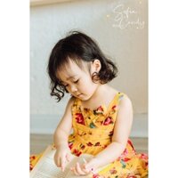 Váy Sofia hoa vàng