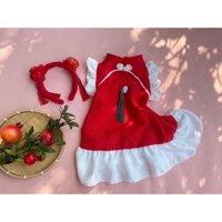 Váy sườn xám cách tân cho bé gái 6-24kg