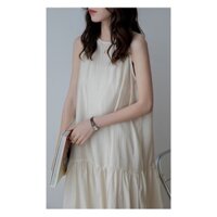 Váy suông ba lỗ Hàn Quốc kèm váy lót trong