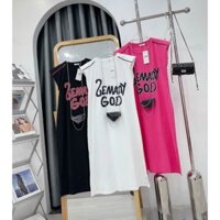 Váy Suông Đầm Suông GOD Độn Vai Phối Viền