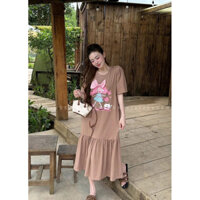 VÁY SUÔNG DÁNG DÀI ĐUÔI CÁ VÁY BẦU