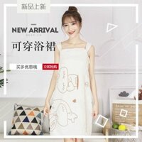 Váy tắm in hoạt hình ma thuật đa năng, khăn tắm có dây đeo, khăn tắm biển bằng sợi siêu mịn, váy tắm, áo choàng tắm bán buôn