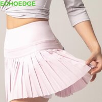Váy thể thao mùa hè Mini ECHOEDGE, Váy Tennis khô nhanh thoải mái, Quần short Tennis Activewear có túi Quần bó eo cao xếp ly dành cho nữ Giày thể thao chơi gôn tập Yoga