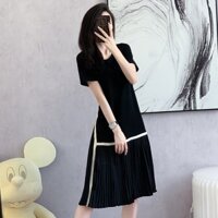 Váy Thiết Kế Đuôi Cá Dập Ly Chất Cotton Mát Mịn From Rộng, Đầm Siêu Dễ Thương _HYE