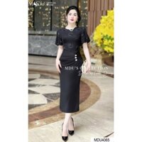 Váy Thiết Kế K2-D1-3 MDU4065 Họa Tiết Ren Nổi, Dáng Ôm Body Từ MDU