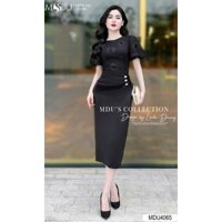 Váy Thiết Kế K2-D1-3 MDU4065 Họa Tiết Ren Nổi, Dáng Ôm Body Từ MDU