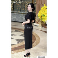 Váy Thiết Kế MDU4065 Họa Tiết Ren Nổi, Dáng Ôm Body Từ MDU