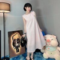 VÁY THÔ KẺ SÁT NÁCH CỘC TAY BÀ BẦU