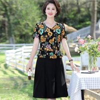 Váy thun cho mẹ trung niên U50