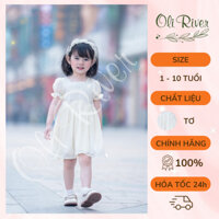 Váy tiểu thư cho bé gái tone màu pastel Oli River - N015