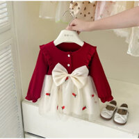 váy tiểu thư diện Tết cho Bé gái