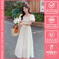 Váy Tiểu Thư Sang Chảnh Dáng Dài Tay Bồng [ MÃ : MN912V2023 ]