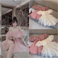 VÁY TƠ BÈO TRỆT VAI MPB (Kèm Ảnh Thật)