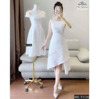 Váy trắng 2 dây V1136 size L