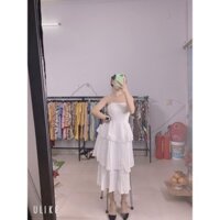 váy trắng tầng