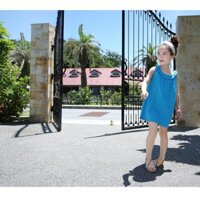 VÁY TRẺ EM XANH DƯƠNG KVH23