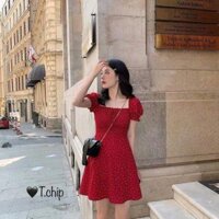VÁY TRỄ VAI TAY BÈO SIÊU XINH
