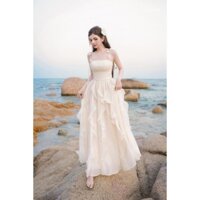 Váy Voan Bèo Dây Hoa Dáng Maxi Tiểu Thư - SB21