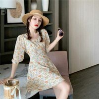 Váy Voan Hoa Cam Nhí