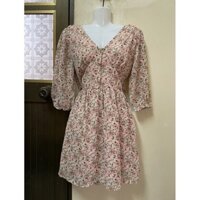 Váy Voan Hoa Nhí Dáng Xoè Dễ Thương Size S ( Có Sẵn )