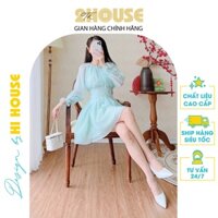 Váy Voan Tơ Nổi Hạt Thiết Kế 2HOUSE Dáng Xòe Tiểu Thư HH-06