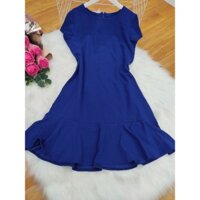 Váy xanh coban đuôi cá