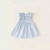 Váy xanh pastel bé gái