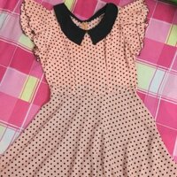 Váy xoè chấm bi