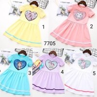 Váy xoè đính kim sa cho bé gái