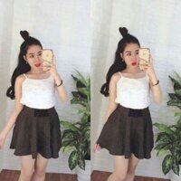 Váy xòe ngắn