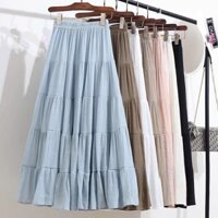 Váy xòe nhún 5 tầng