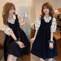 Váy Yếm bầu công sở xinh xắn, Yếm riêng-áo riêng cực dễ phối đồ nha, size 40-70kg