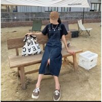 Váy Yếm Bò Cá Tính Dáng Dài .