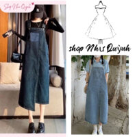 Váy Yếm Dài, Yếm Jean Dài Dáng Chữ A Y3