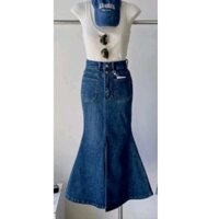 Váy Yếm Jean đuôi cá dài siêu tôn dáng, Váy yếm jean cá tính đuôi xòe siêu phẩm có size ulzzang💕💕Ly alohashop91