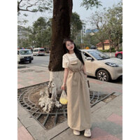 VÁY YẾM KAKI TÚI NẮP FULL SIZE SMLXL