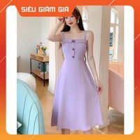 Váy Yếm Lụa Quảng Châu Khuy Ngực Siêu Xinh M463 -Teen 888
