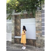 VÁY YẾM VÀNG HOA NHÍ